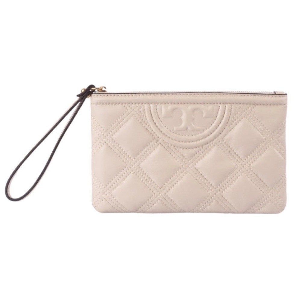 Tory Burch Fleming Soft Leather Wristlet